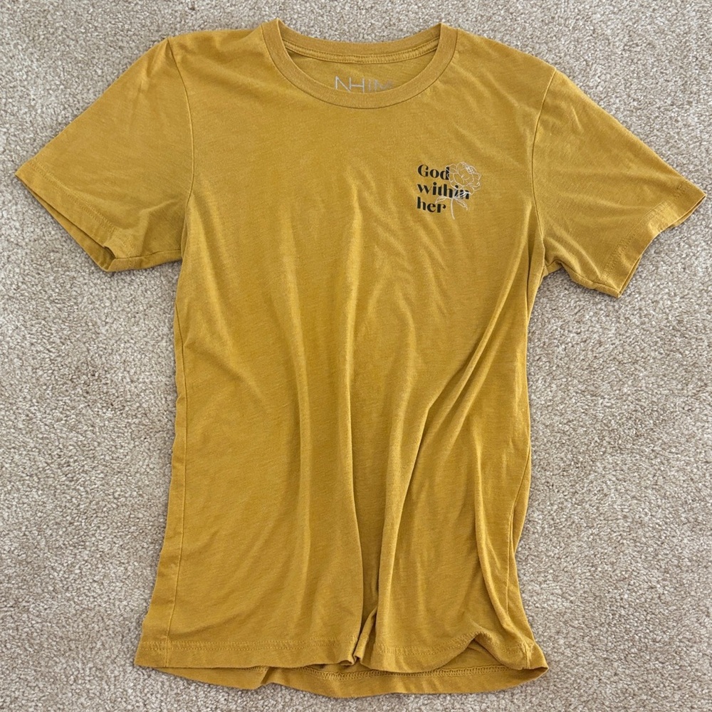 NHIM women’s Mustard T-Shirt